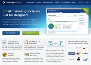 A Campaign Monitor e-mil marketing szolgáltatás